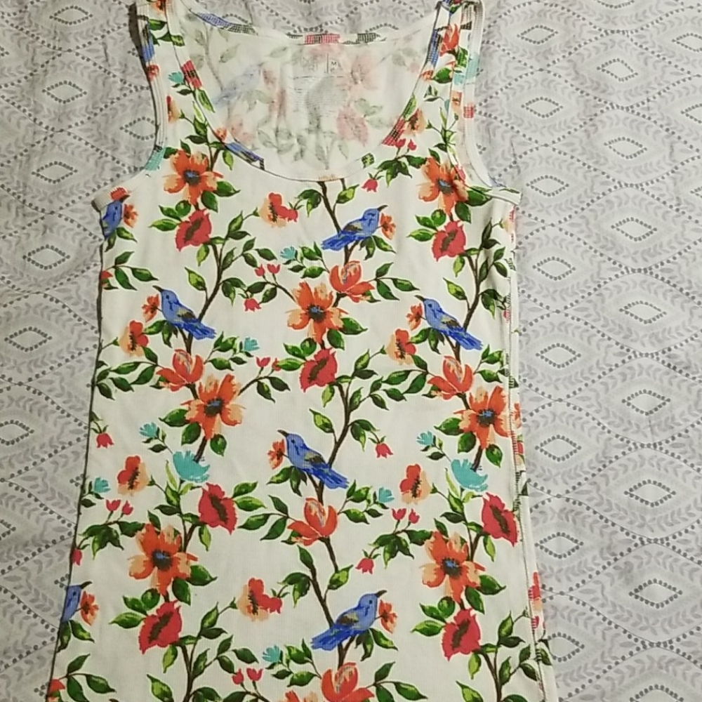 Floral tank top